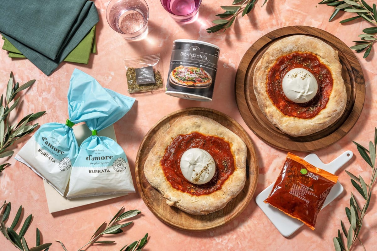 Burrata Pizza für zwei Rezept | HelloFresh