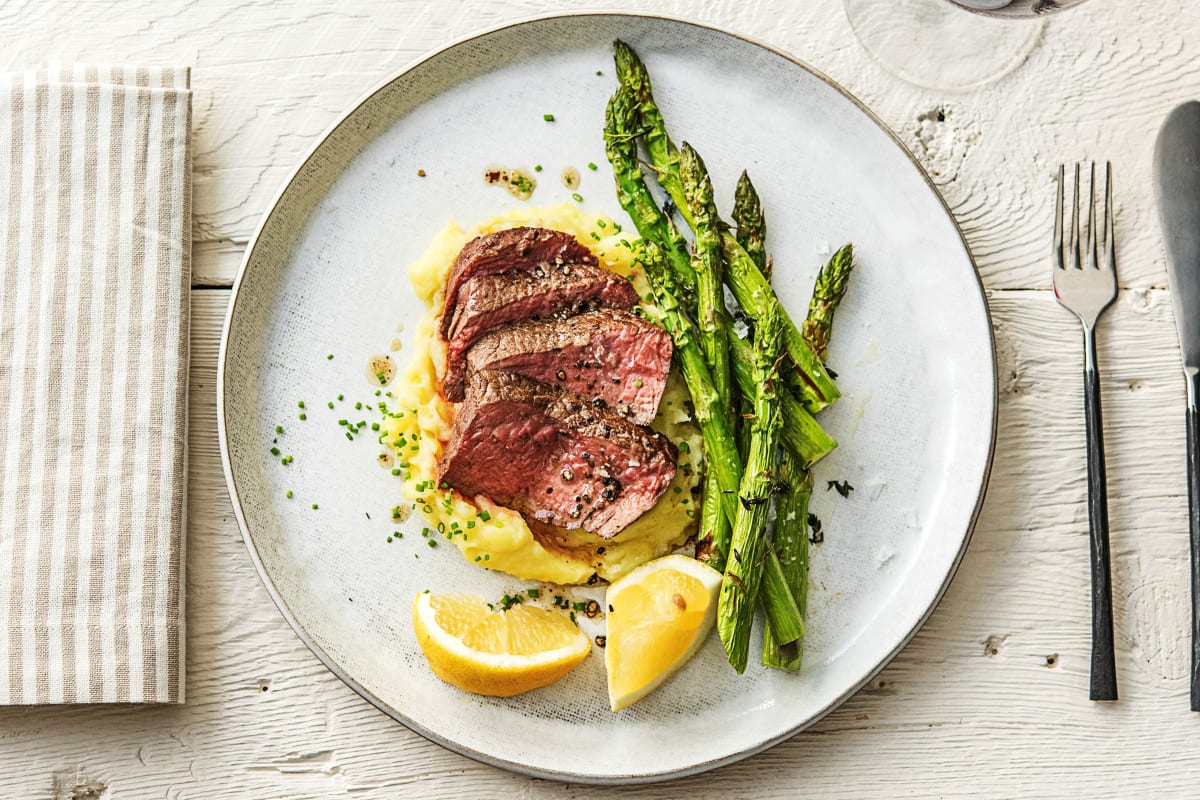 Butter-Basted Rib-Eye Steak