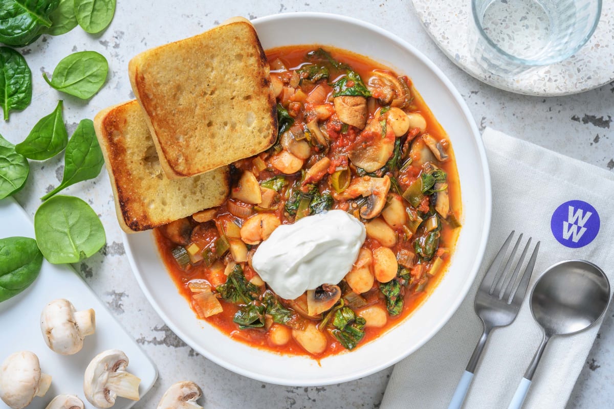 Butter Bean and Mushroom Stew