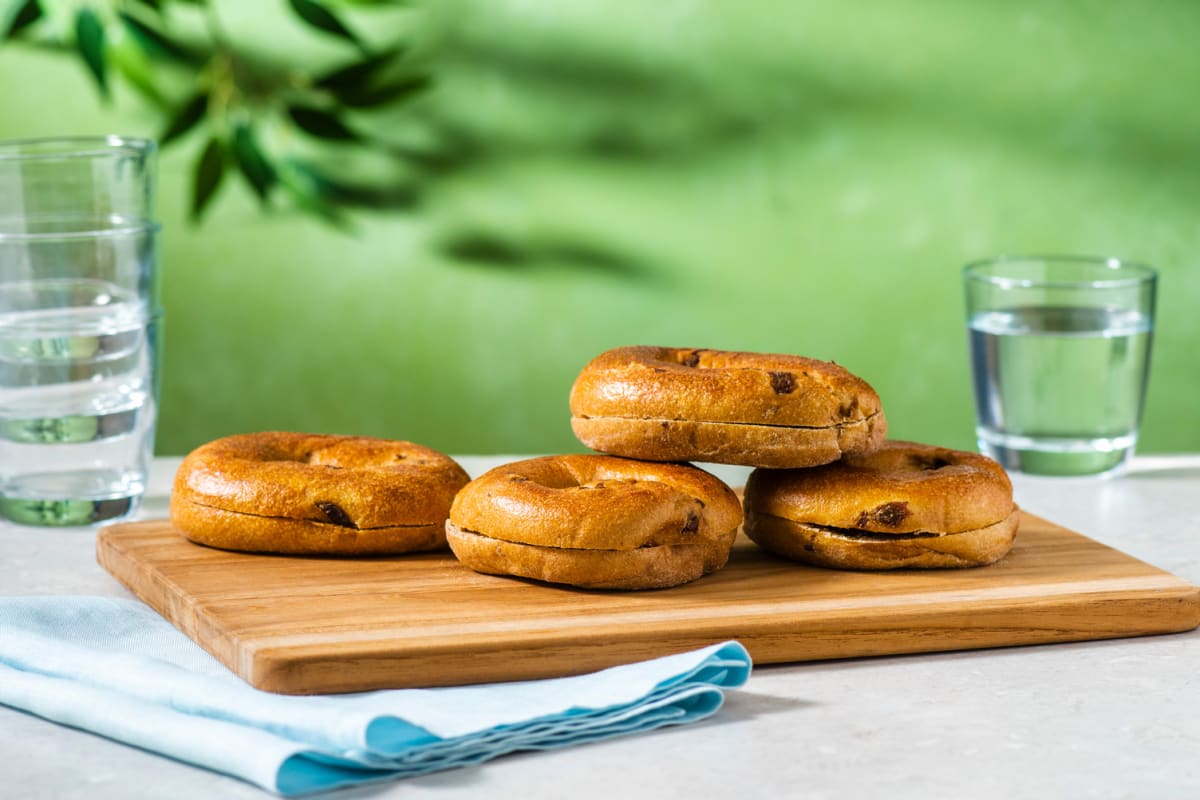 Cinnamon Raisin Bagels