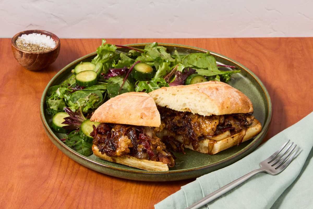 Sandwichs au bacon et à la confiture de figues au fromage