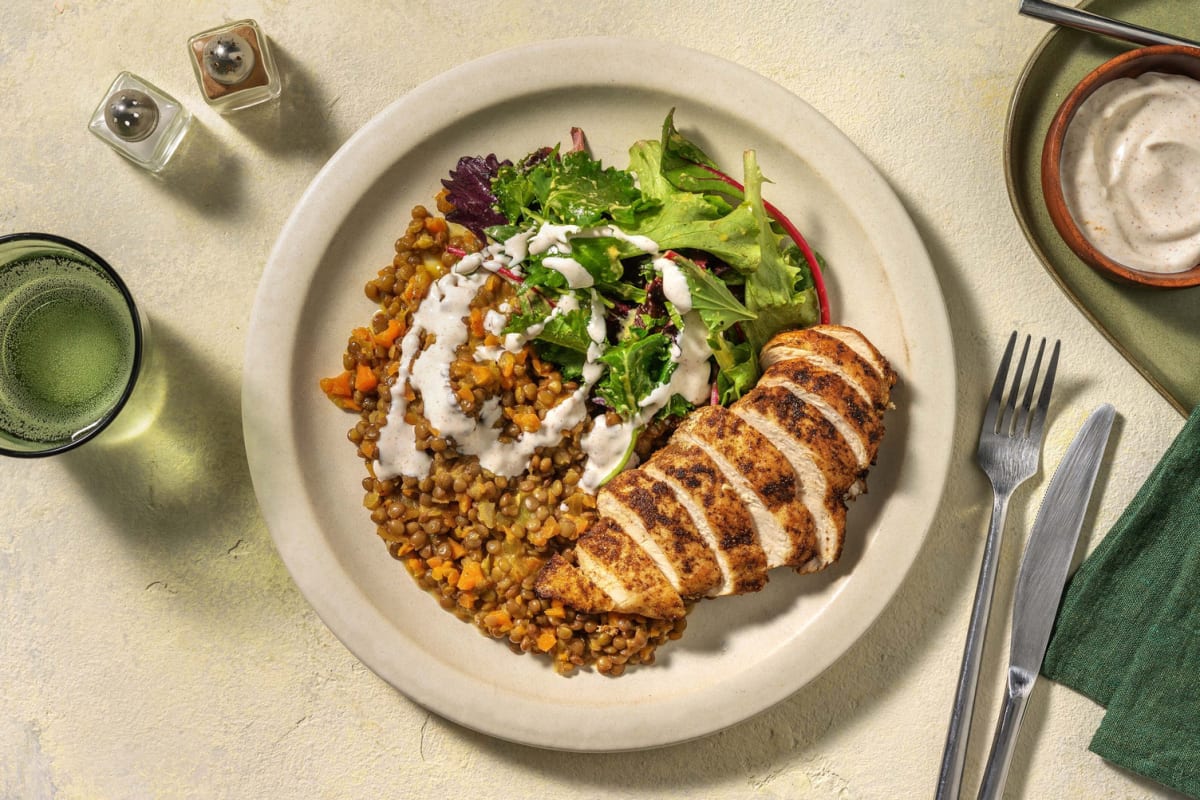 Cal Smart Spiced Chicken Breasts and Lentils