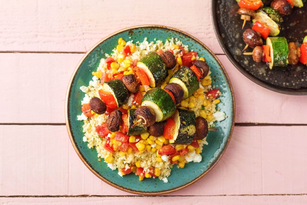 Caramelized Veggie Skewers