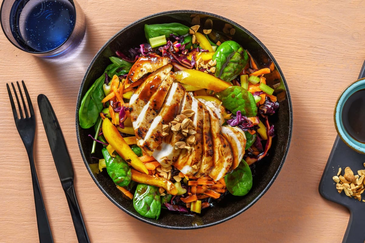 Carb Smart Kung Pao-Style Chicken Salad