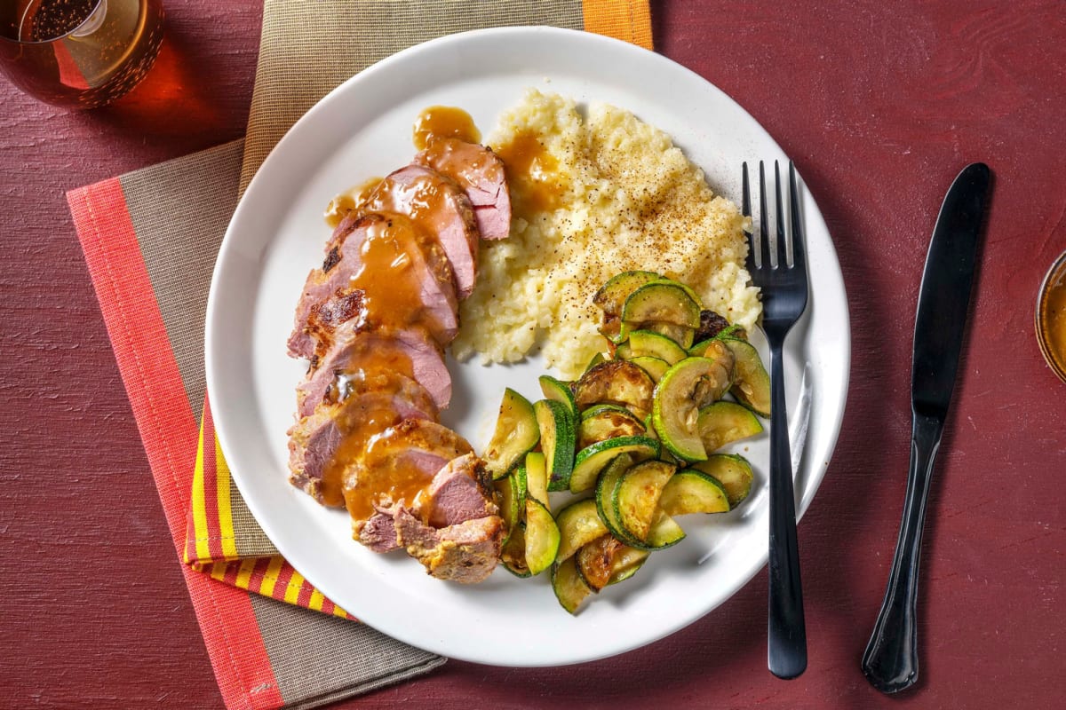 Carb Smart Roasted Pork Tenderloin