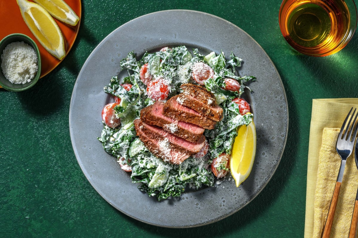 Carb Smart Steak Caesar Salad