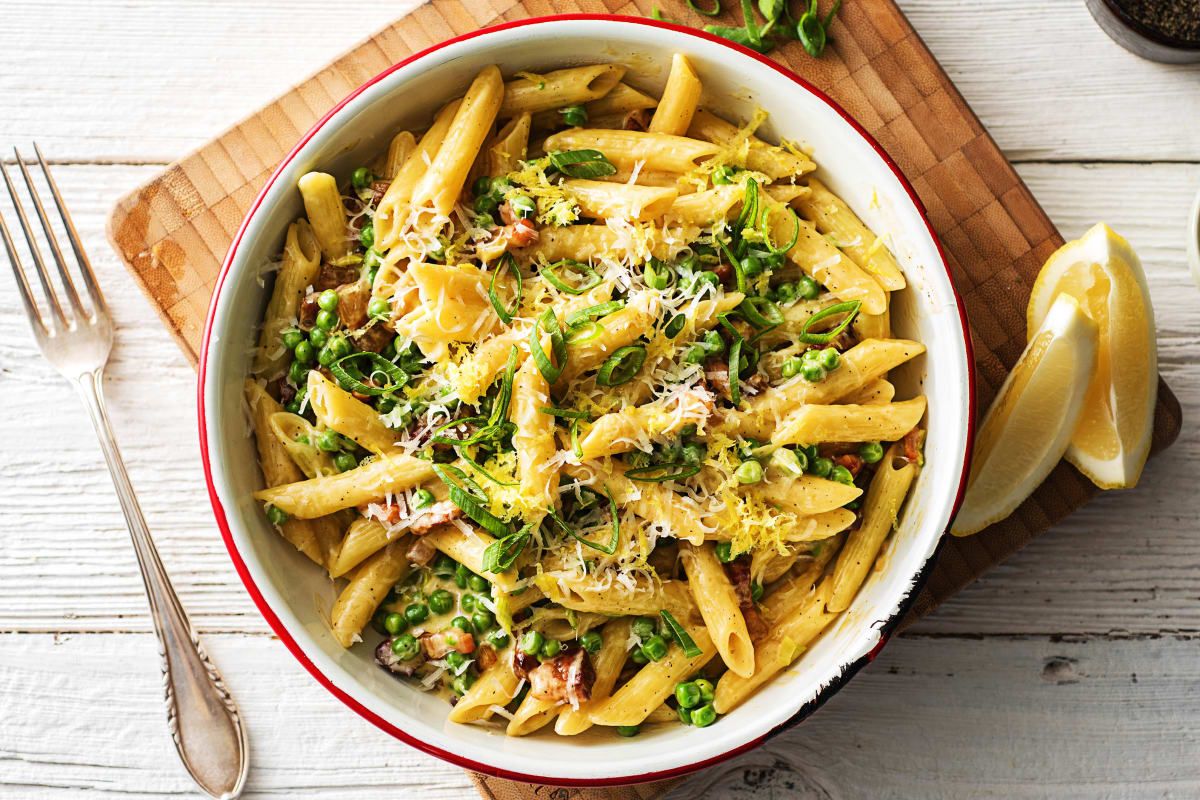 Carbonara-Style Penne