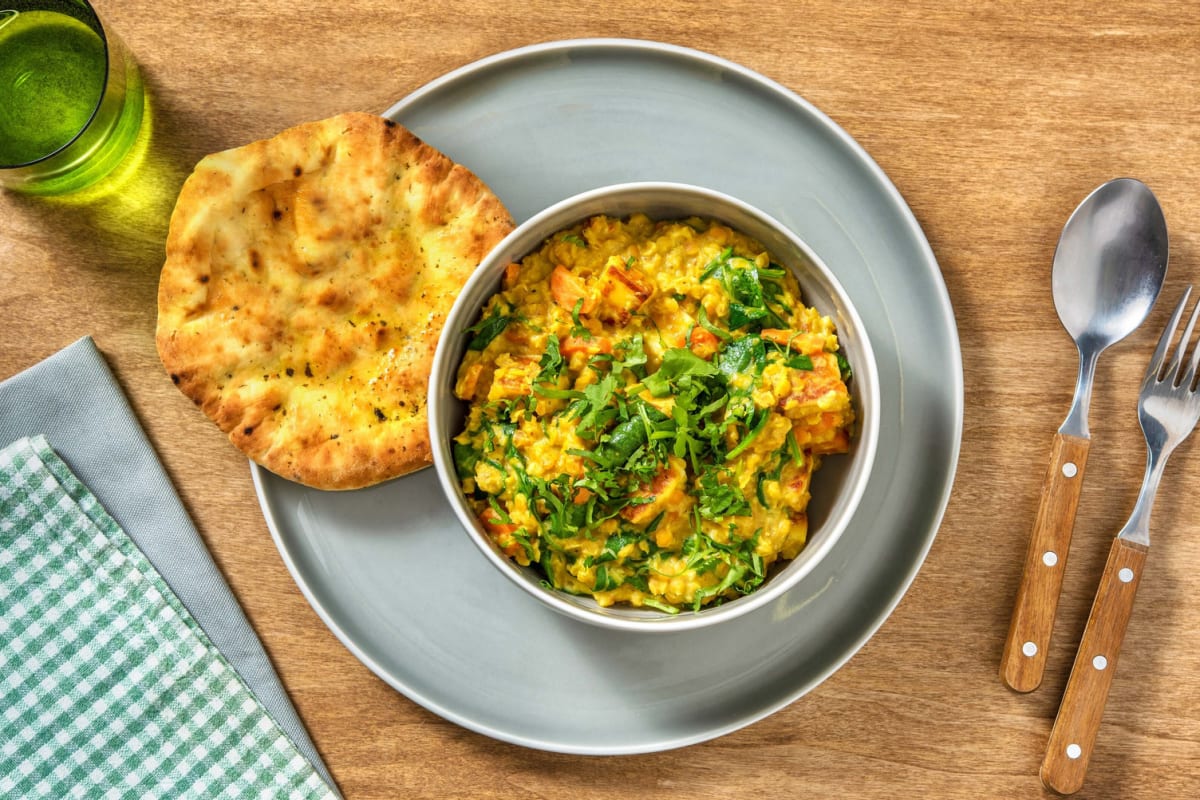 Paneer and Lentil Coconut Curry