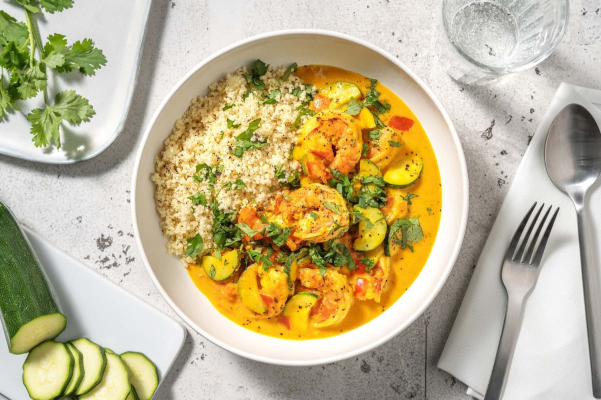 Smart Shrimp and Salmon Curry