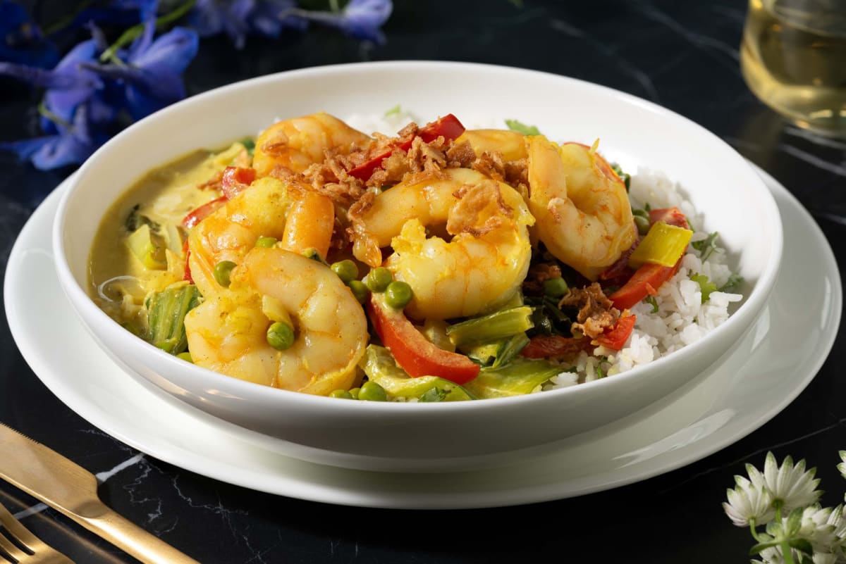 South Asian-Style Jumbo Shrimp Curry