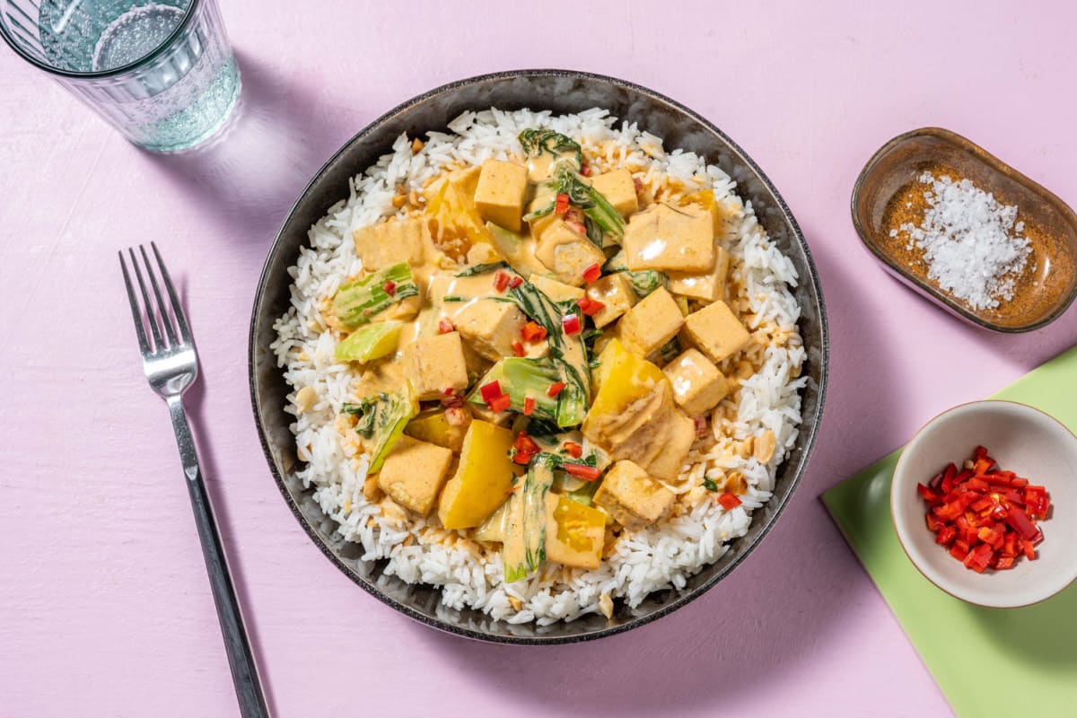 Coconut Red Curry and Tofu