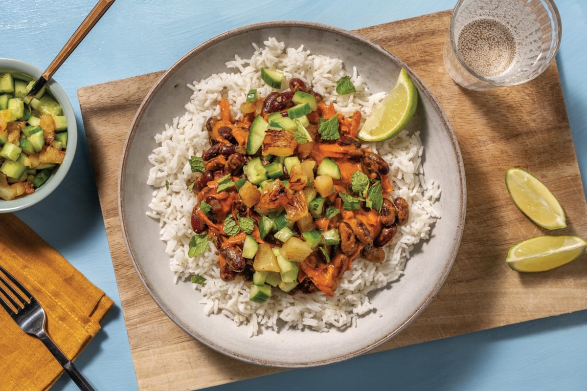 Caribbean Coconut & Black Bean Curry