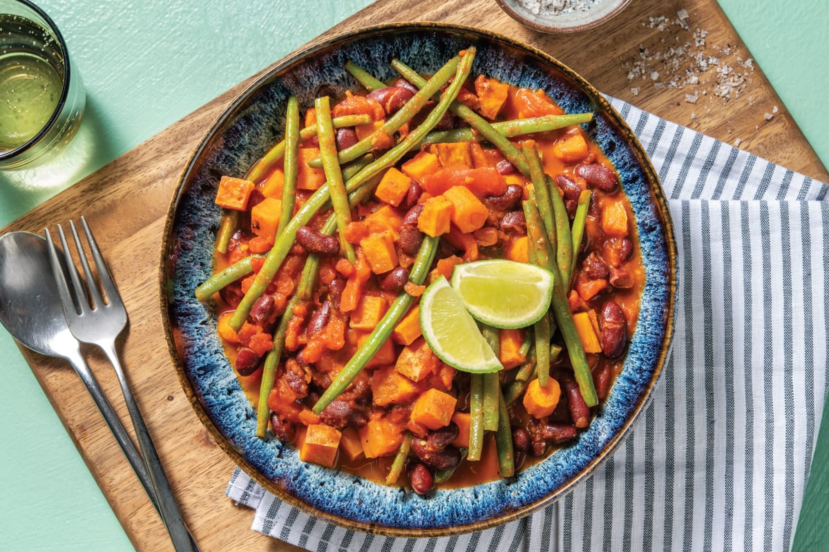 Caribbean Kidney Bean & Coconut Soup