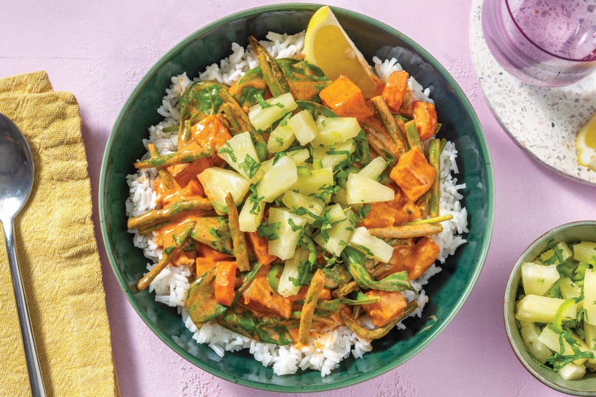 Caribbean Coconut & Veggie Curry