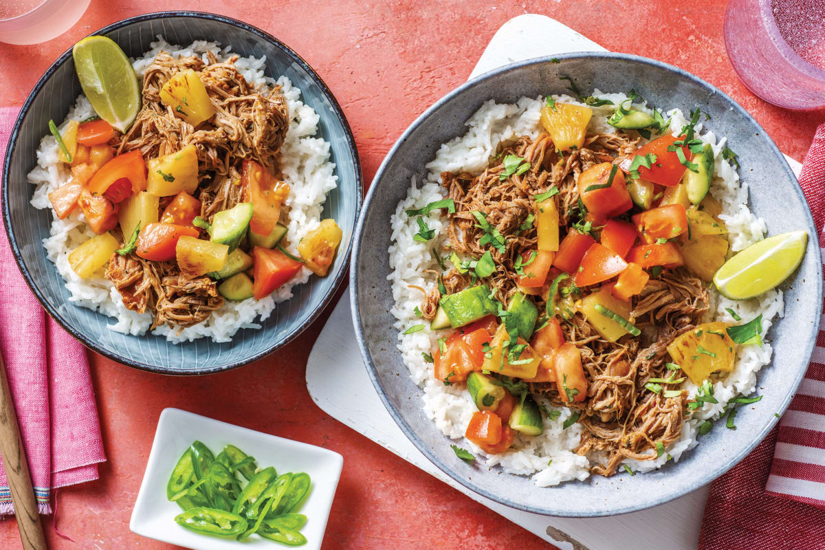 Caribbean Pulled Pork Bowl