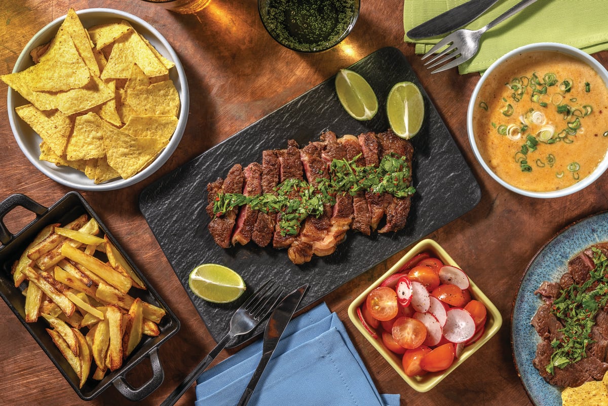 Carne Asada-Style Steak & Fries