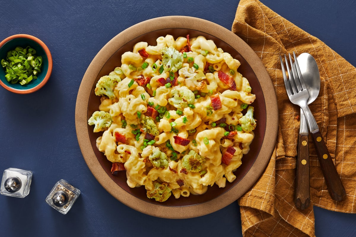 Cauliflower Bacon Mac 'N' Cheese Recipe HelloFresh