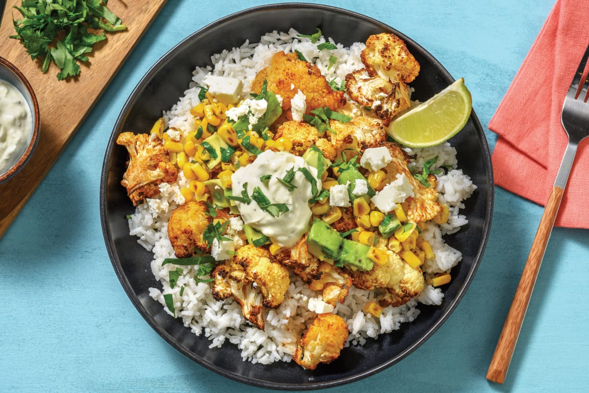 Spiced Cauliflower Burrito Bowl