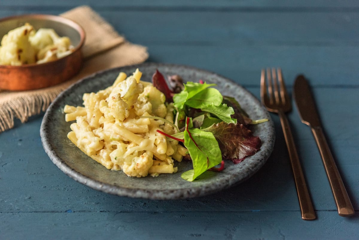 Spiced Cauliflower Mac 'N' Cheese