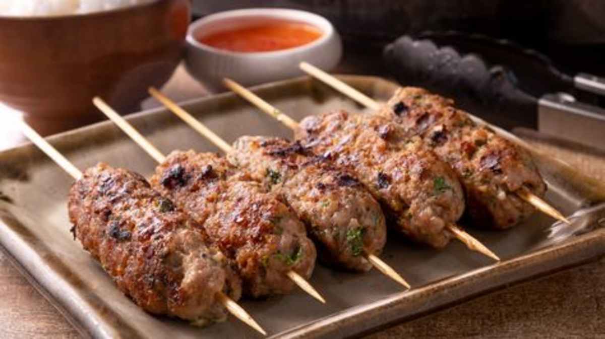 Asian-Style Grilled Beyond Meat®  Koftas