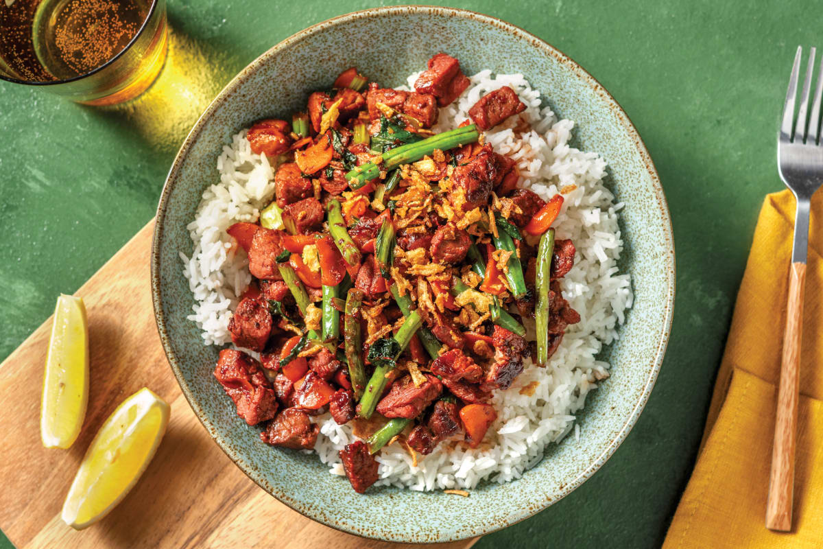 Char Siu Beef & Veggie Stir-Fry