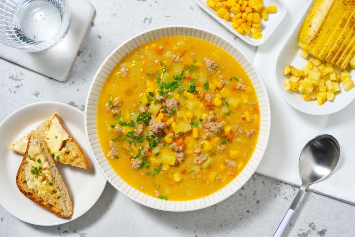 Cal Smart Turkey Corn Chowder