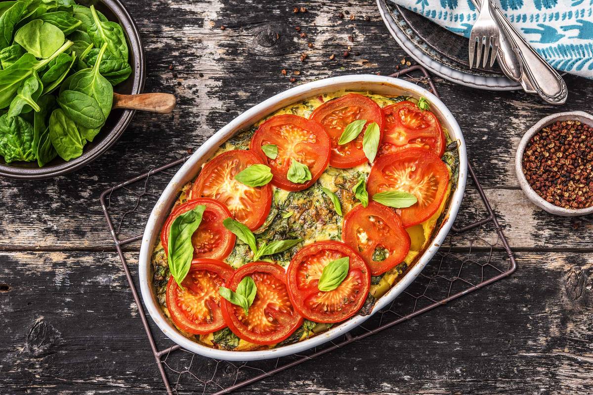 Baked Potato And Egg Frittata Cheddar, Potato And Bacon Frittata