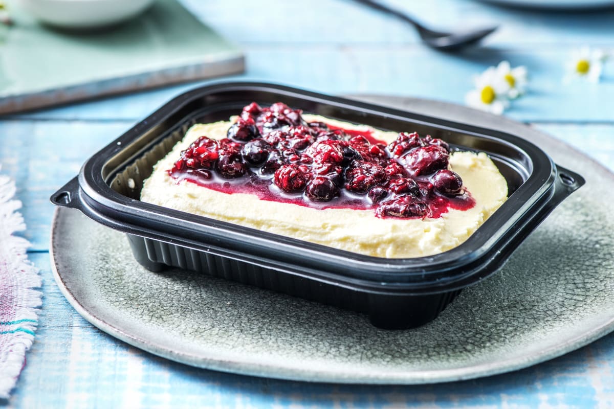 Cheesecake aux myrtilles