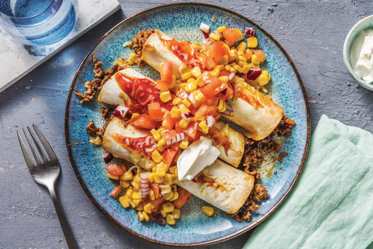 Cheesy Beef Enchiladas Recipe HelloFresh