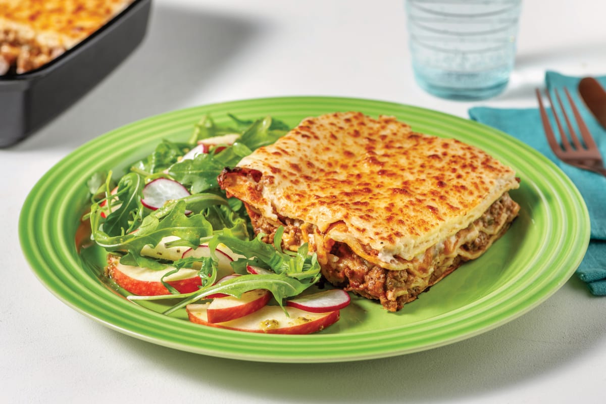 Oven-Ready Cheesy Beef Lasagne