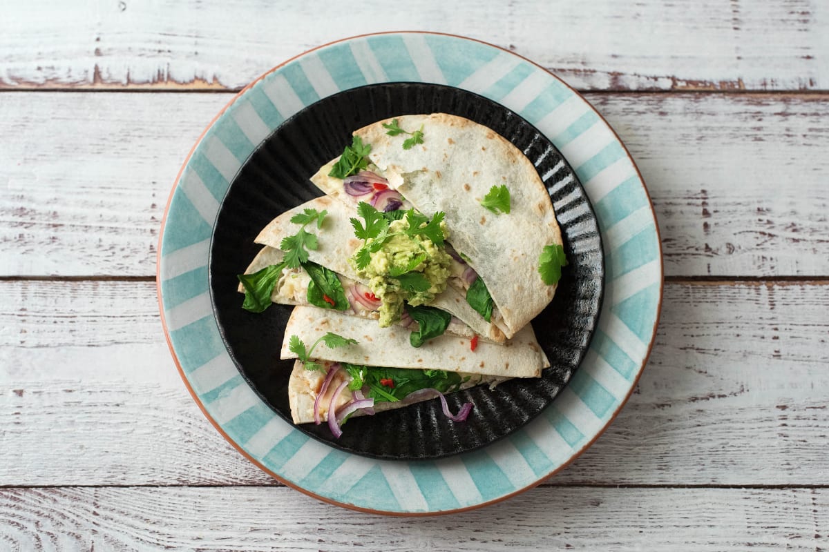 Cheesy Chicken Quesadillas