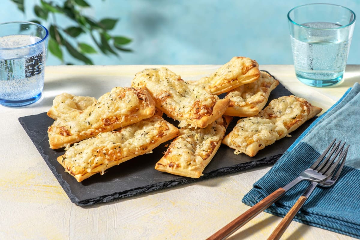 Cheesy Puff Pastry Sticks