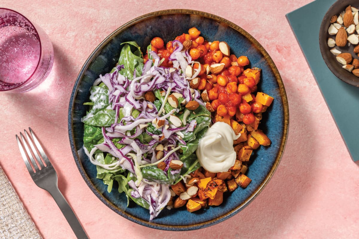 Chermoula Chickpea & Pumpkin Buddha Bowl