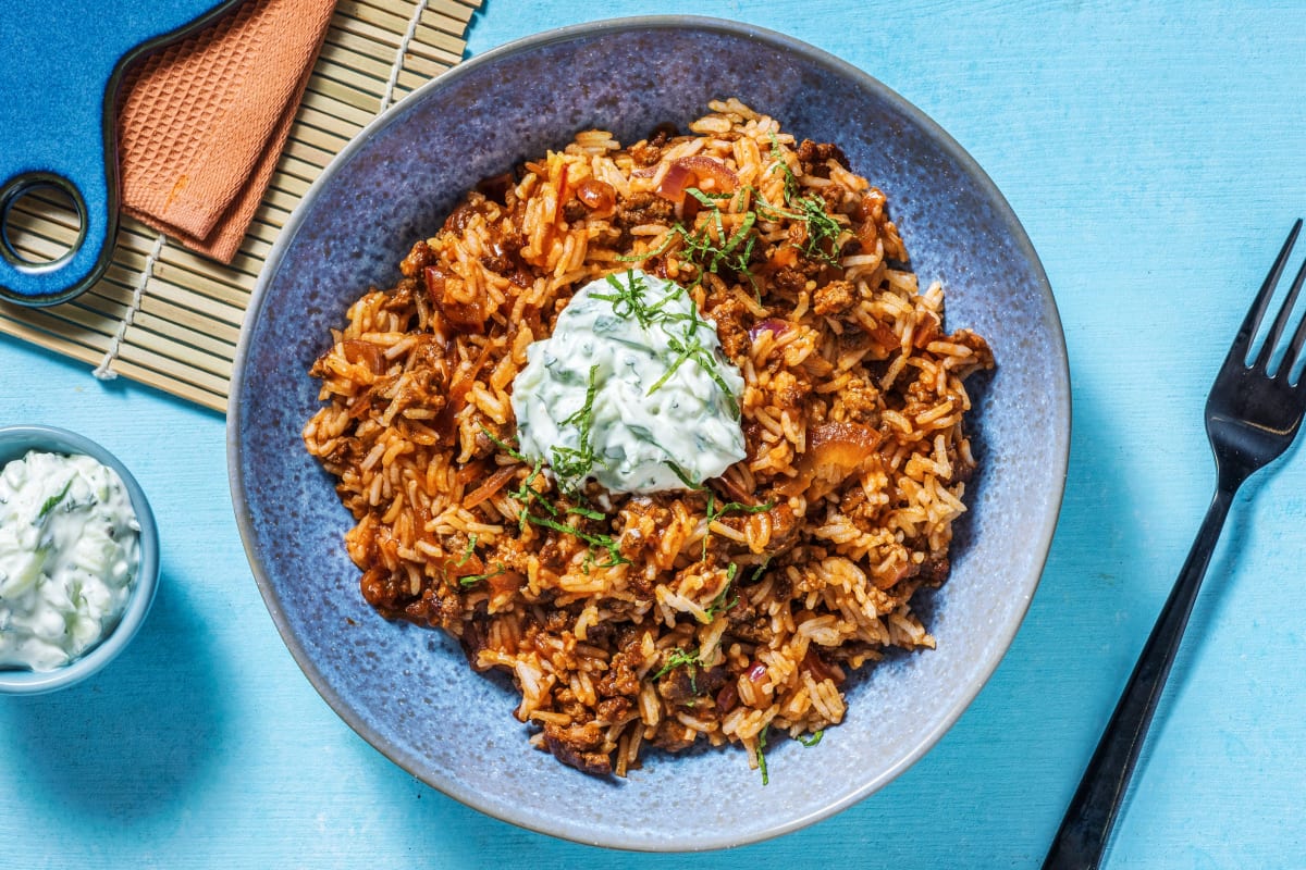 Chermoula Spiced Lamb and Rice