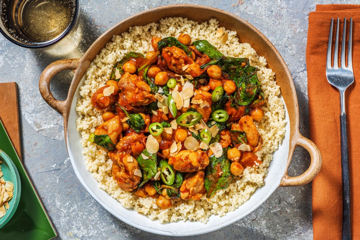 Chicken Chickpea Tagine With Couscous Recipe Hellofresh