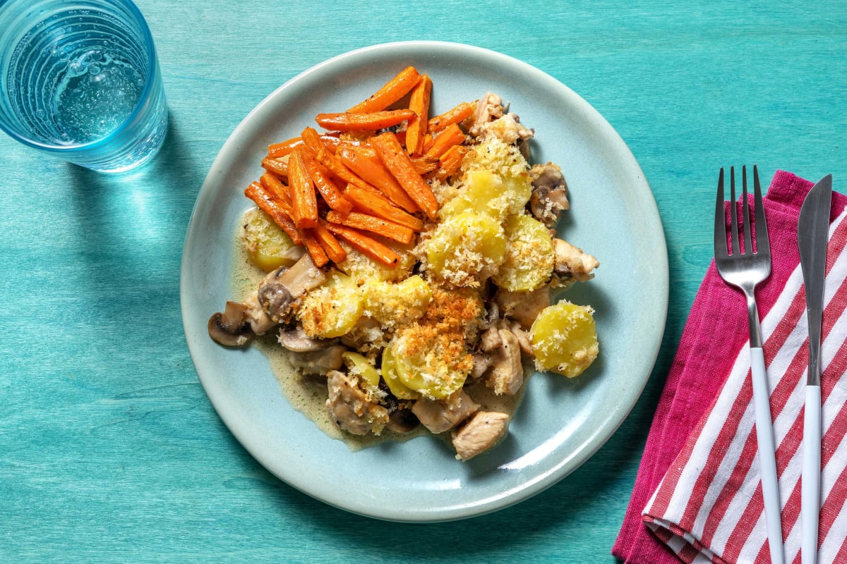 Chicken and Mushroom Hotpot