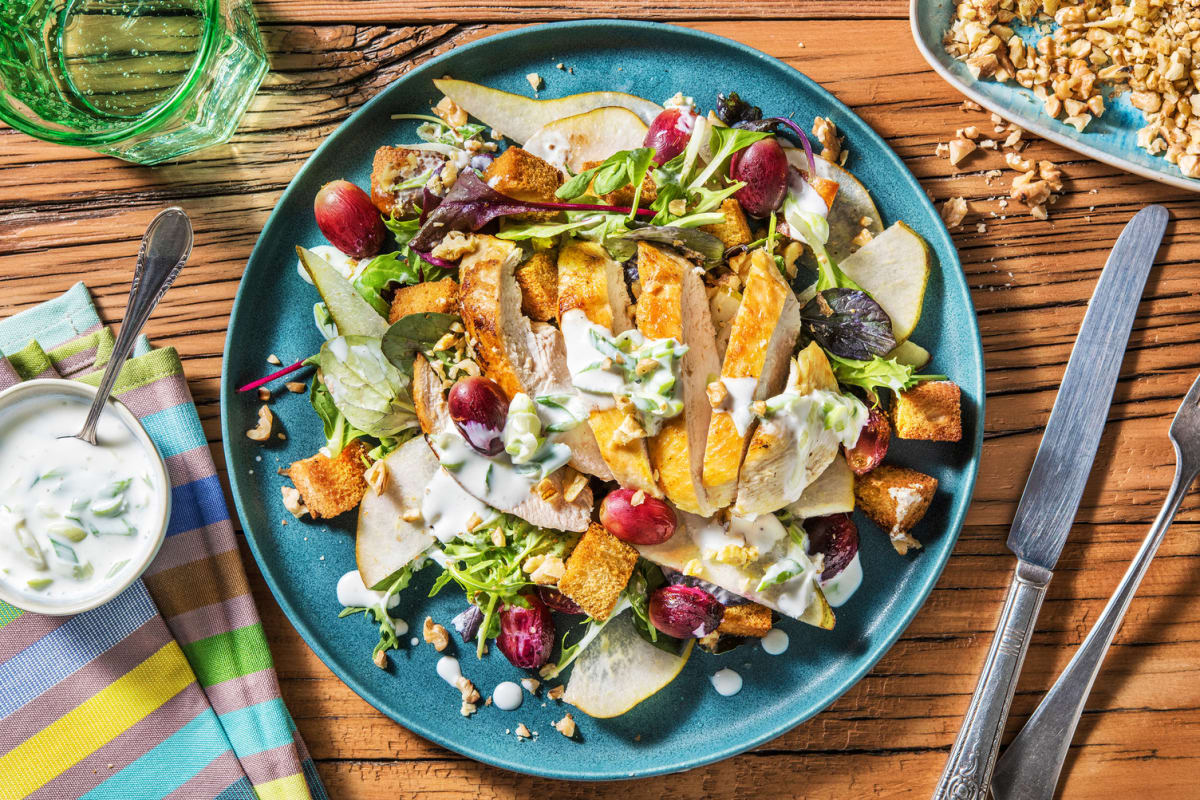 Chicken and Pear Waldorf Salad