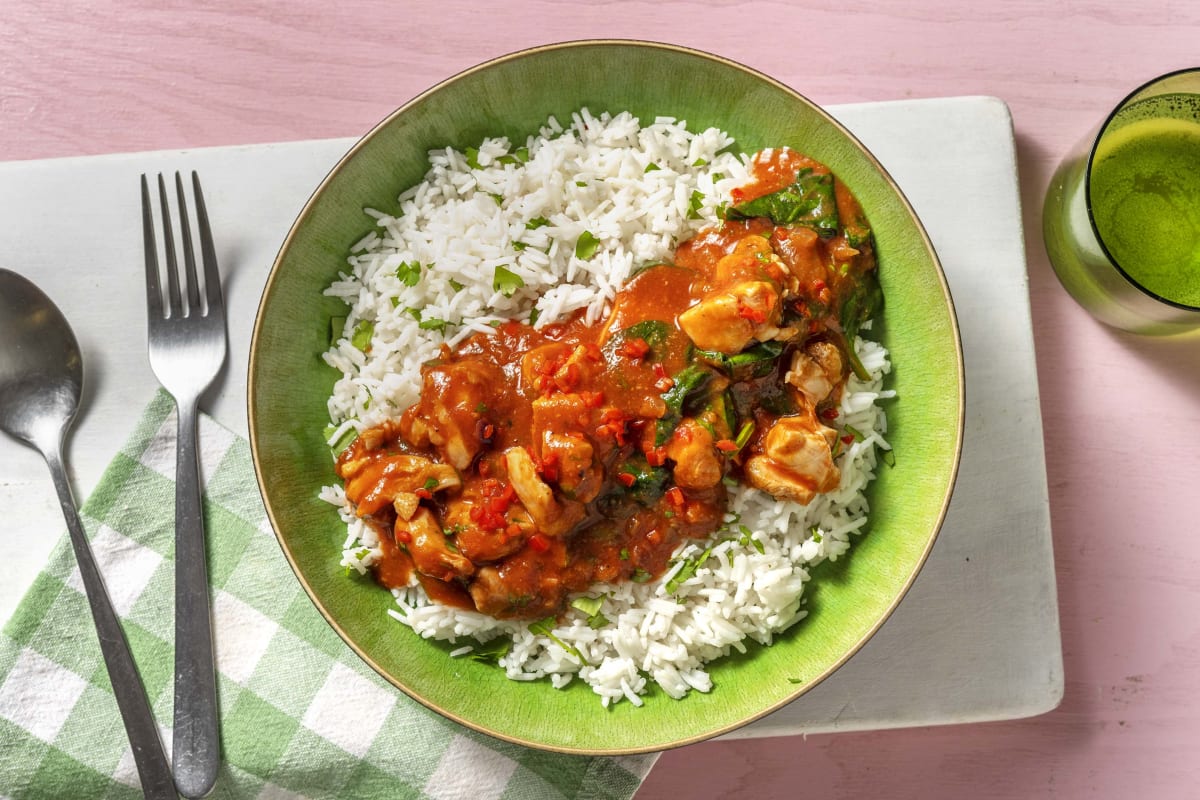 Chicken and Spinach Curry Recipe | HelloFresh
