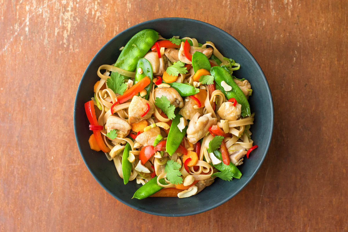 Chicken & Cashew Noodle Stir-Fry