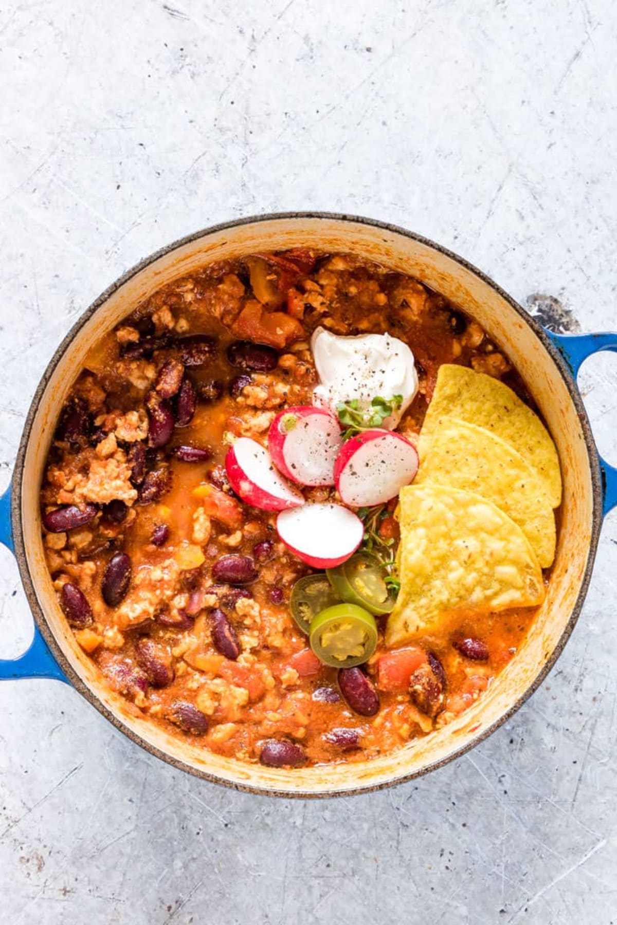 Quick Chicken and Bean Chili