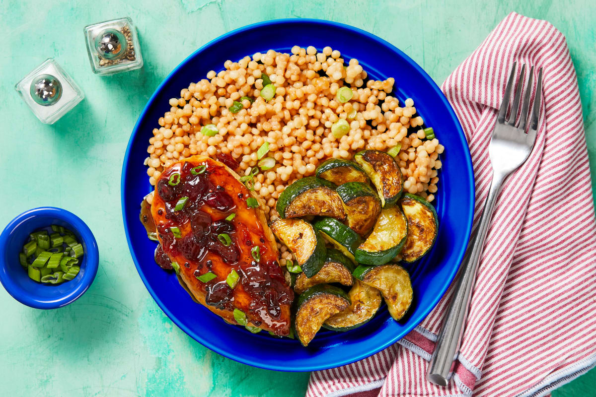 Chicken & Cranberry Pan Sauce