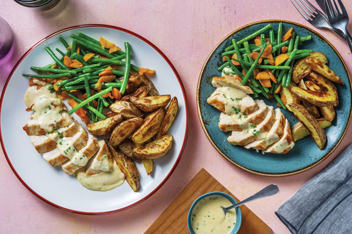 Chicken Breast & Creamy Chive Sauce Recipe HelloFresh