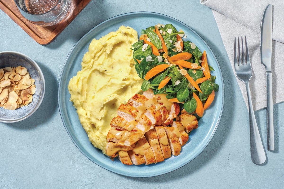 Chicken & Creamy Peppercorn Sauce Recipe HelloFresh
