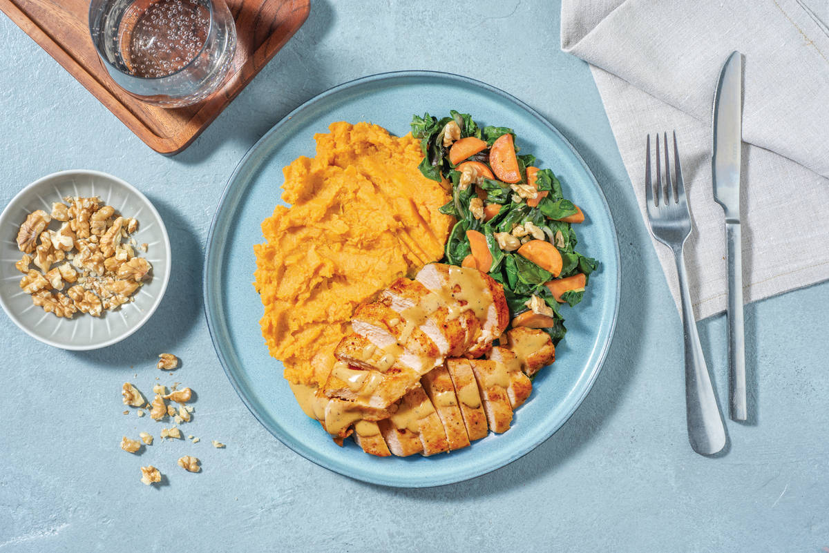 Chicken & Creamy Peppercorn Sauce Recipe HelloFresh