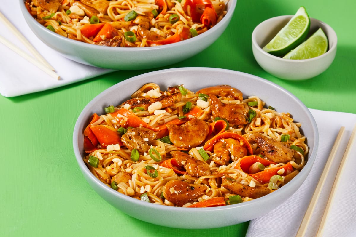 Chicken Satay Noodle Toss