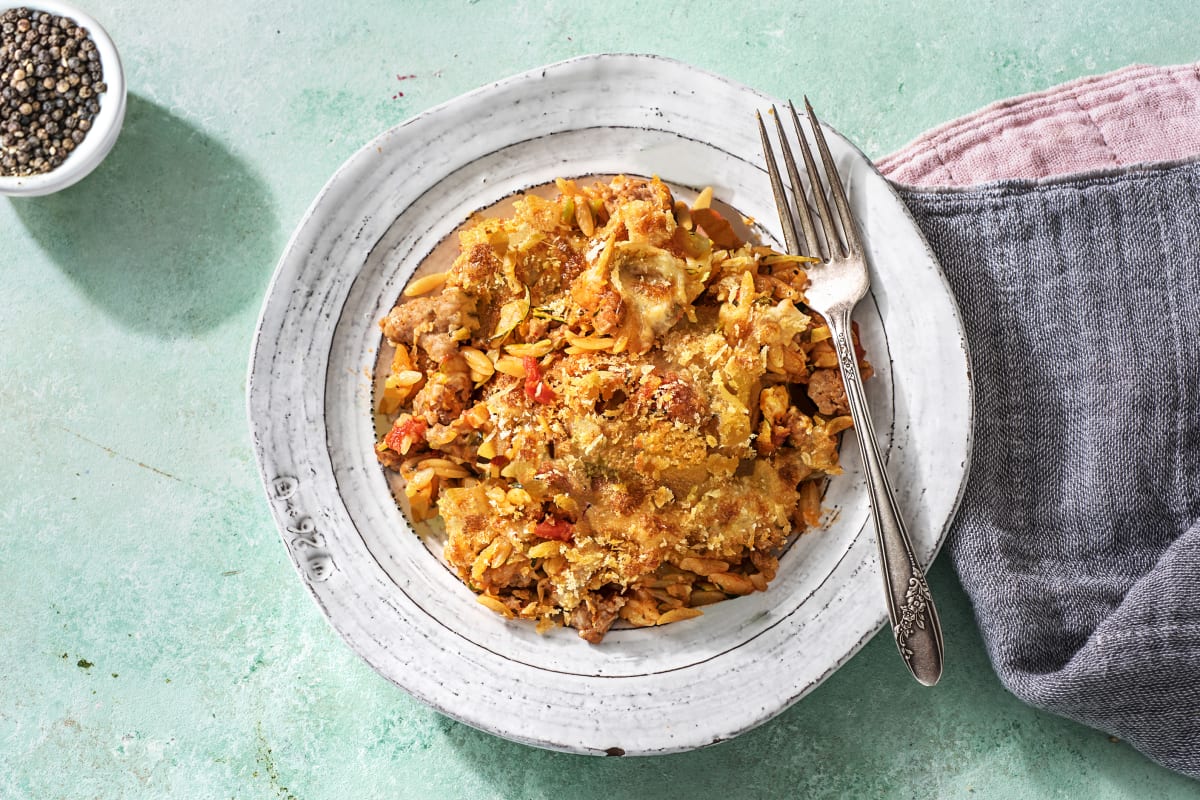 Chicken Sausage Orzotto