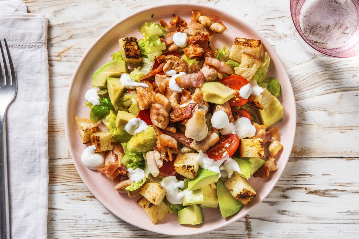 Chicken Thigh and Bacon Cobb Salad