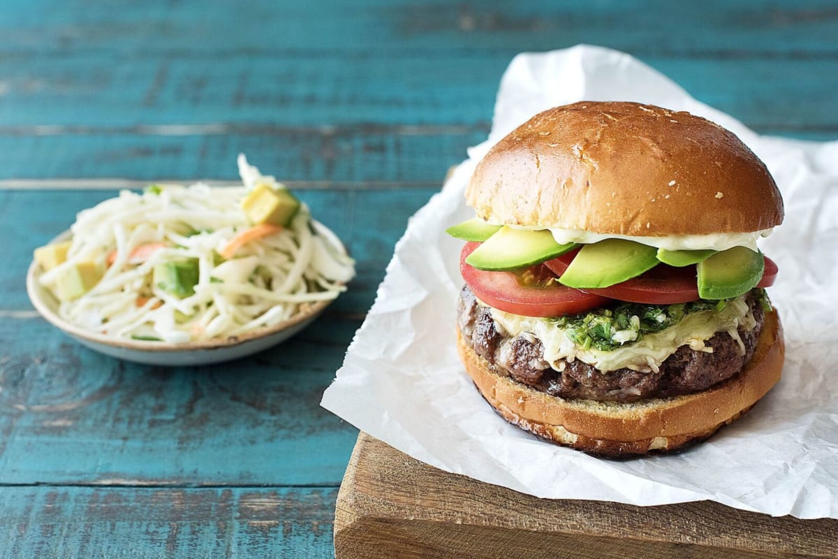 Chimichurri Burgers