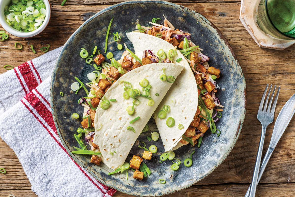 Glazed Hoisin Tofu Tacos