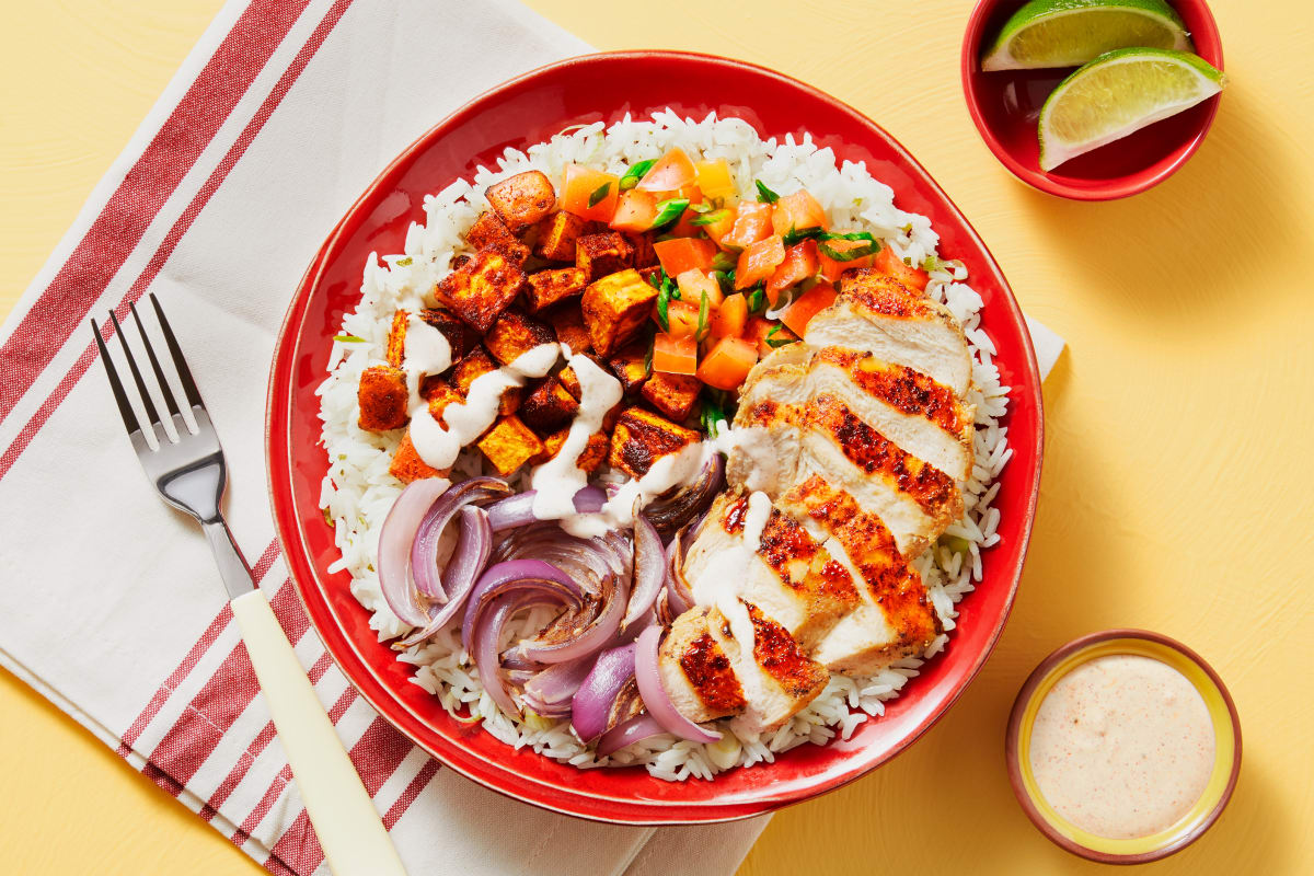 Chipotle Chicken & Rice Bowls